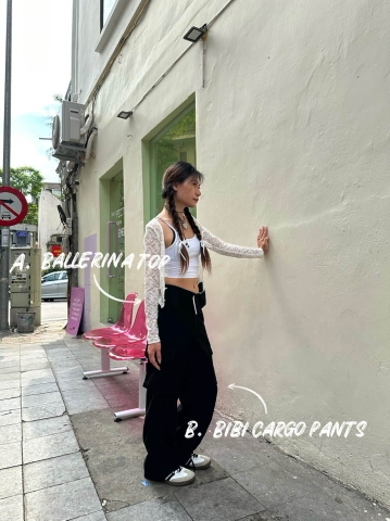 Bibi Cargo Pants | Black