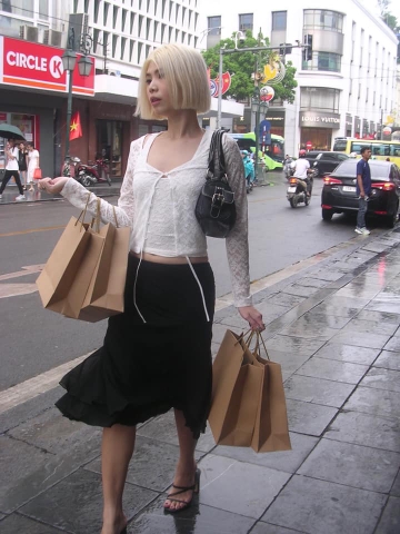 Mermaid Midi Skirt | Black Mesh