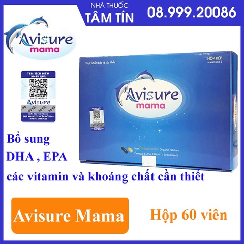 Avisure Mama Vitamin Tổng Hợp Bà Bầu chính hãng - Tích điểm mua 5 tặng 1