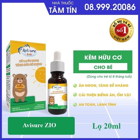 Avisure ZIO - Bổ sung kẽm hữu cơ cho bé