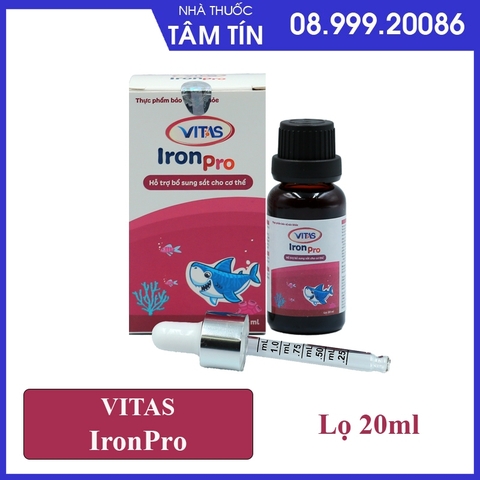 Vitas IronPro - Bổ sung sắt hữu cơ cho trẻ