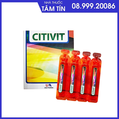 Citivit calci H 4 vỉ *5 ống 10ml