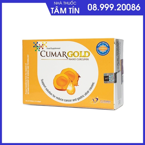 cumargold nano curcumin hộp 3vỉ*10viên      253.125