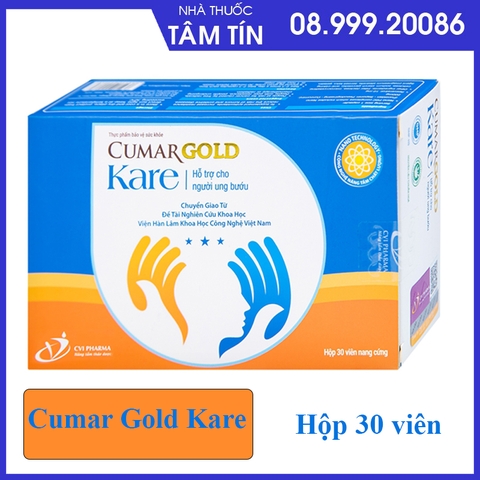Cumagold Kare hỗ trợ giảm ung bướu hộp 30 viên