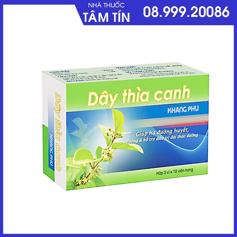 dây thìa canh khang phú hộp 3 vỉ*10 viên