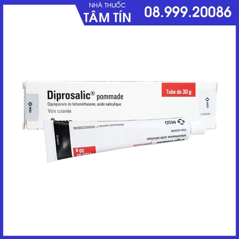 Diprosalic pommade tub 30g điều trị viêm da, vảy nến sản xuất tại Pháp