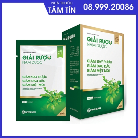 Giải Rượu Nam Dược H/6 túi* 60ml