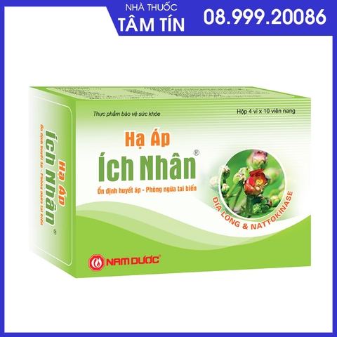 hạ áp ích nhân hộp 4 vỉ *10 viên