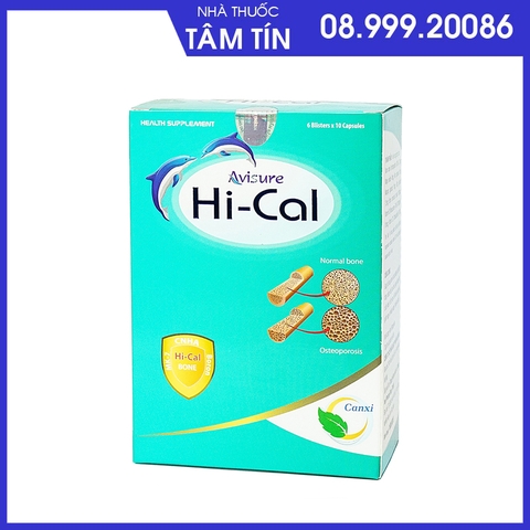 Avisure Hi-cal Hộp 6 vỉ x10 viên