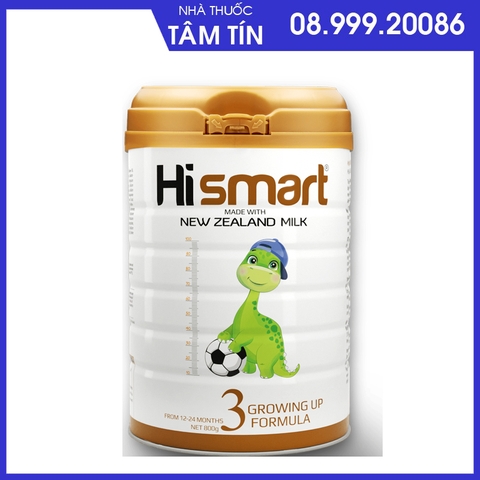 Sữa Hismart 3 (12-24 tháng tuổi) Hộp 800g