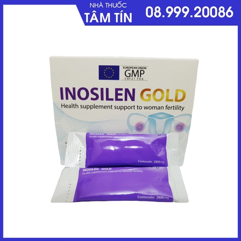 Inosilen Gold hộp 30 gói hỗ trợ tăng cường sinh sản nữ giới