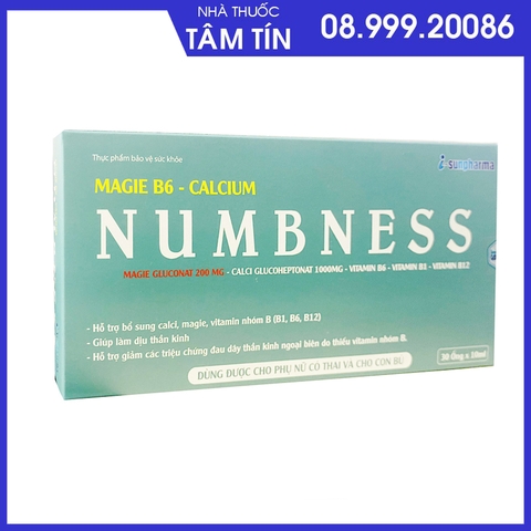 MAGIE B6- CALCIUM NUMBNESS hộp 30 ống*10ml