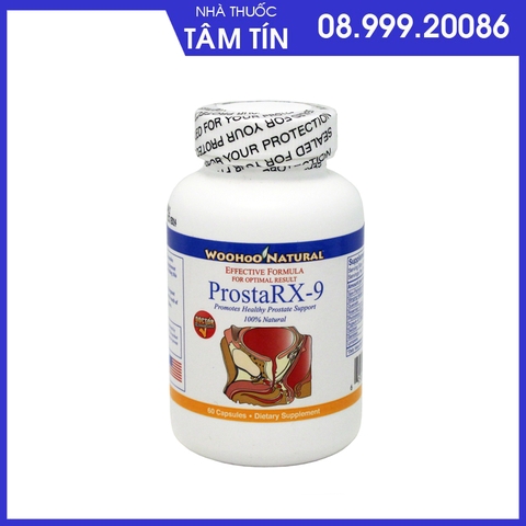 Prosta RX9 Woohoo hỗ trợ phì đại tuyến tiền liệt lọ 60 viên