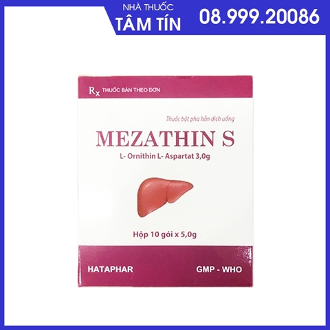 Mezathin S hộp hộp 10 gói