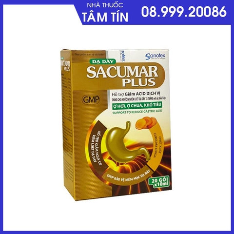 Sacumar plus dạ dày sanotex hộp 20g