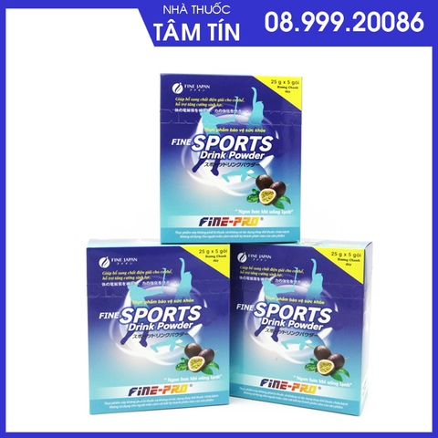 Sports drink powder 25g*5goi