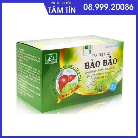 Trà Mát Gan Giải Độc Gan Bảo Bảo Túi Lọc