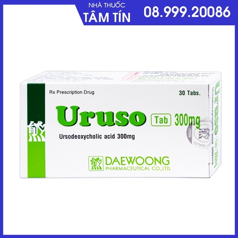 uruso 300mg hộp 3 vỉ * 10 viên