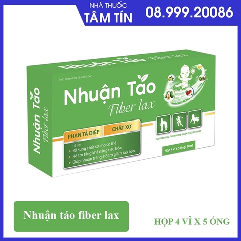 Nhuận Táo Fiber Lax- Hỗ trợ nhuận tràng, giảm táo bón