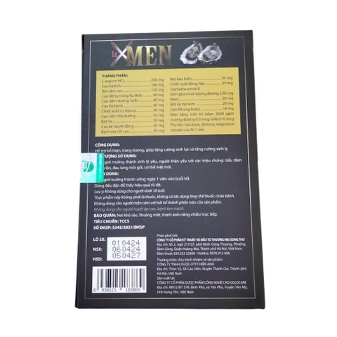 Lux Men- Hỗ trợ bổ thận, tráng dương, tăng cường sinh lực
