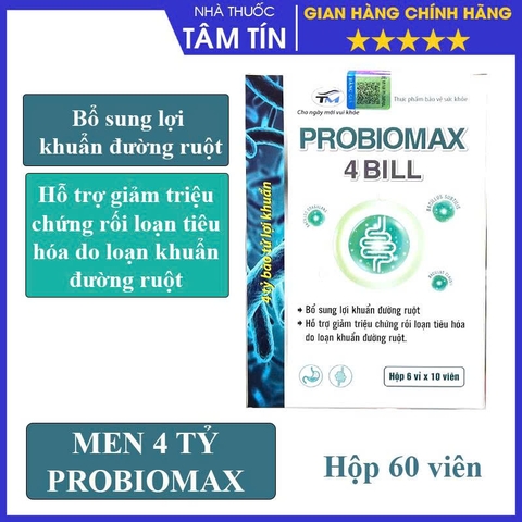 Probiomax 4 bill- Bổ sung lợi khuẩn đường ruột