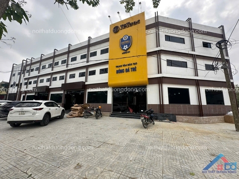 Thi công nội thất trung tâm đào tạo bóng đá trẻ Nghệ An