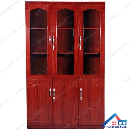 Tủ tài liệu 3 buồng nâu cánh gián - TL 24