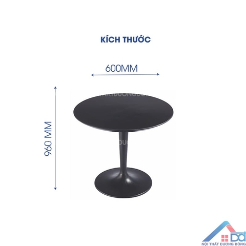 Bàn cafe D60 chân dẹt -BCF 61
