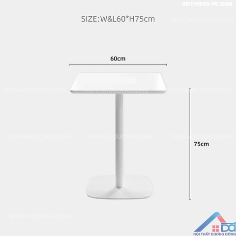 Bàn cafe mặt vuông -BCF 17