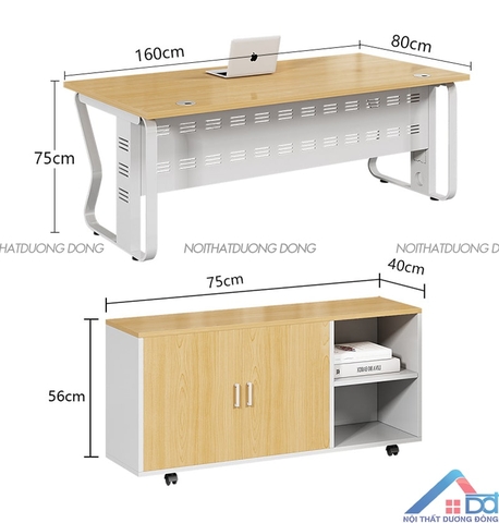 Bàn giám đốc Atlas 1m6 -GĐ 23