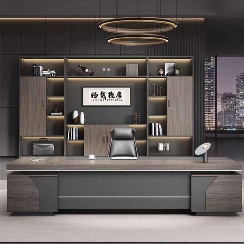 Bàn giám đốc gỗ hiện đại - GĐ 78