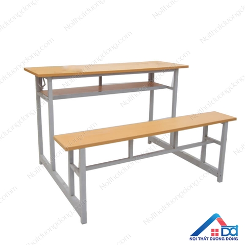 Bàn học sinh liền ghế không tựa - HS 02