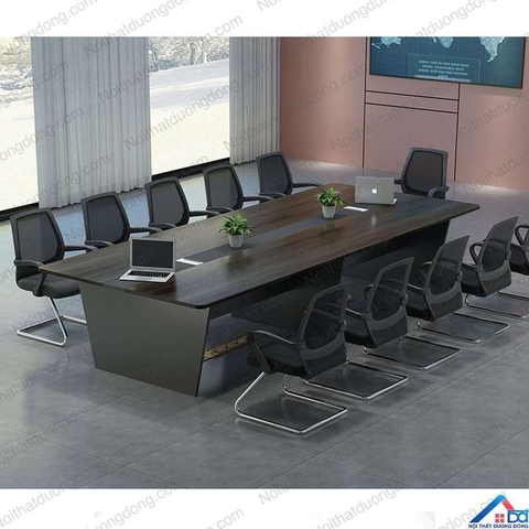 Bàn họp chân V 2m4 - BH 77