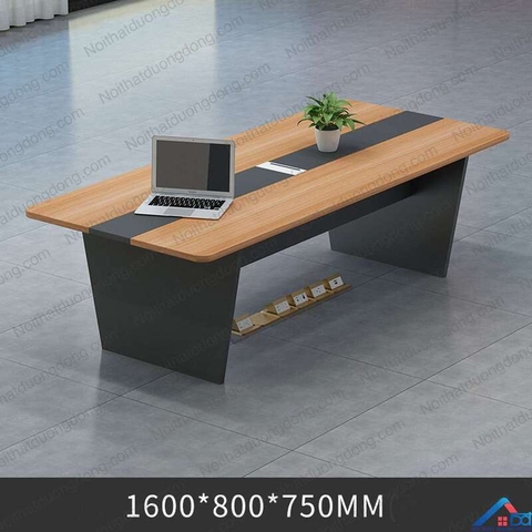 Bàn họp chân V 2m4 - BH 77