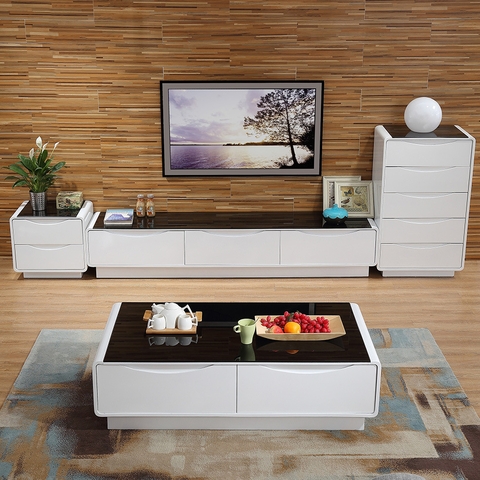 Bàn kính sofa hộp hai ngăn – BT 02