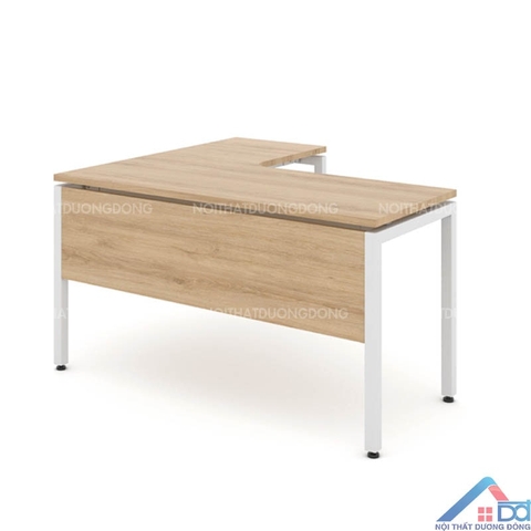 Bàn chân sắt chữ L có yếm khung trắng -CS 63
