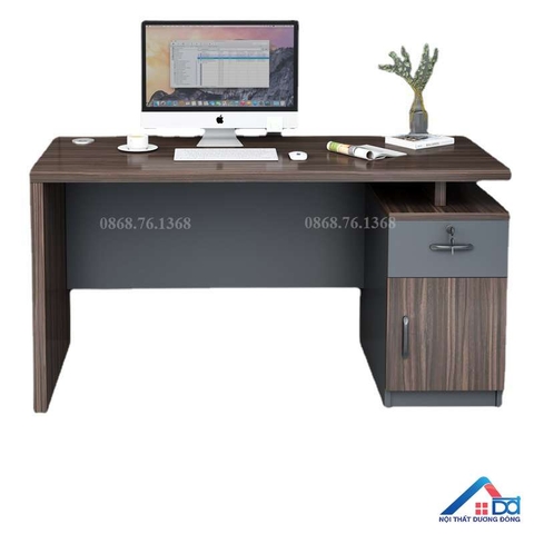 Bàn làm việc 1m2 hiện đại có hộc sâu - LV 21