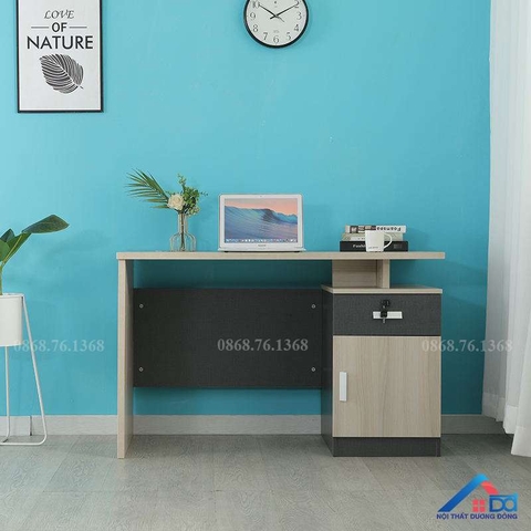 Bàn làm việc 1m2 hiện đại có hộc sâu - LV 21