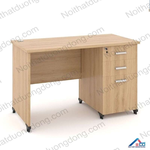 Bàn làm việc nhân viên hộc sâu 3 ngăn kéo - LV 46
