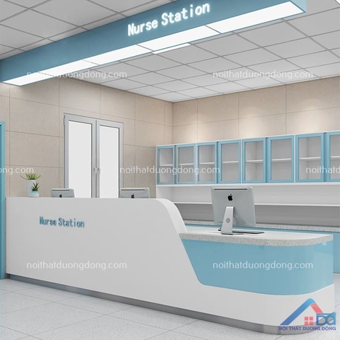 Bàn lễ tân hiện đại gỗ MDF - LT 29