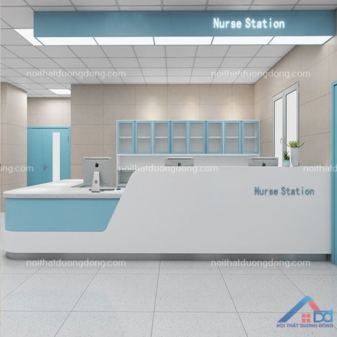 Bàn lễ tân hiện đại gỗ MDF - LT 29