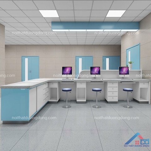 Bàn lễ tân hiện đại gỗ MDF - LT 29