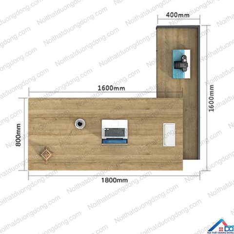 Bàn trưởng phòng gỗ hiện đại - GĐ 82