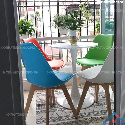 Bàn tiếp khách tulip tròn 60cm - BCF 22