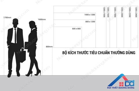 Bảng từ trắng cố định 1m2 x 1m6 - BTT 04