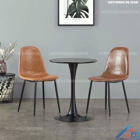 Bộ bàn ghế cafe Tulip D80cm -BGCF 01