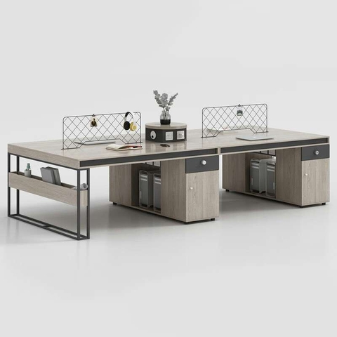 Cụm bàn làm việc 2 người hiện đại - CB 44