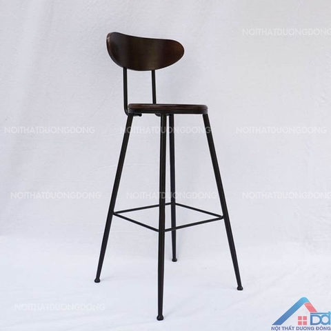Ghế bar chân sắt đẹp-GB 17