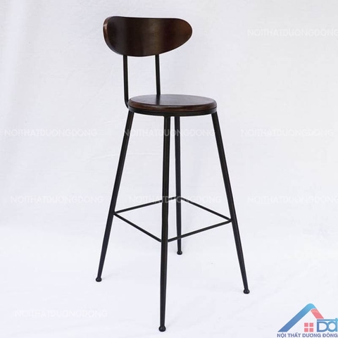 Ghế bar chân sắt đẹp-GB 17