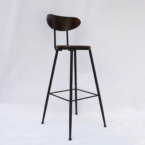 Ghế bar chân sắt đẹp-GB 17